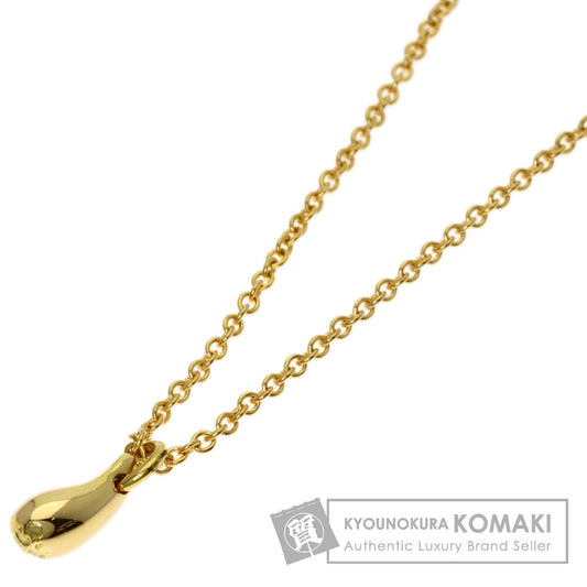TIFFANY&Co. teardrop Necklace K18 Yellow Gold Ladies [Used]