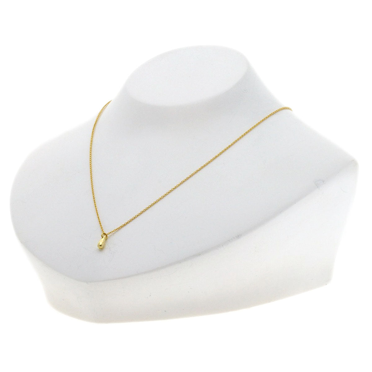 TIFFANY&Co. teardrop Necklace K18 Yellow Gold Ladies [Used]