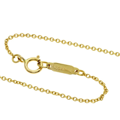 TIFFANY&Co. Chain Cross Heart Necklace K18 Yellow Gold Ladies [Used]
