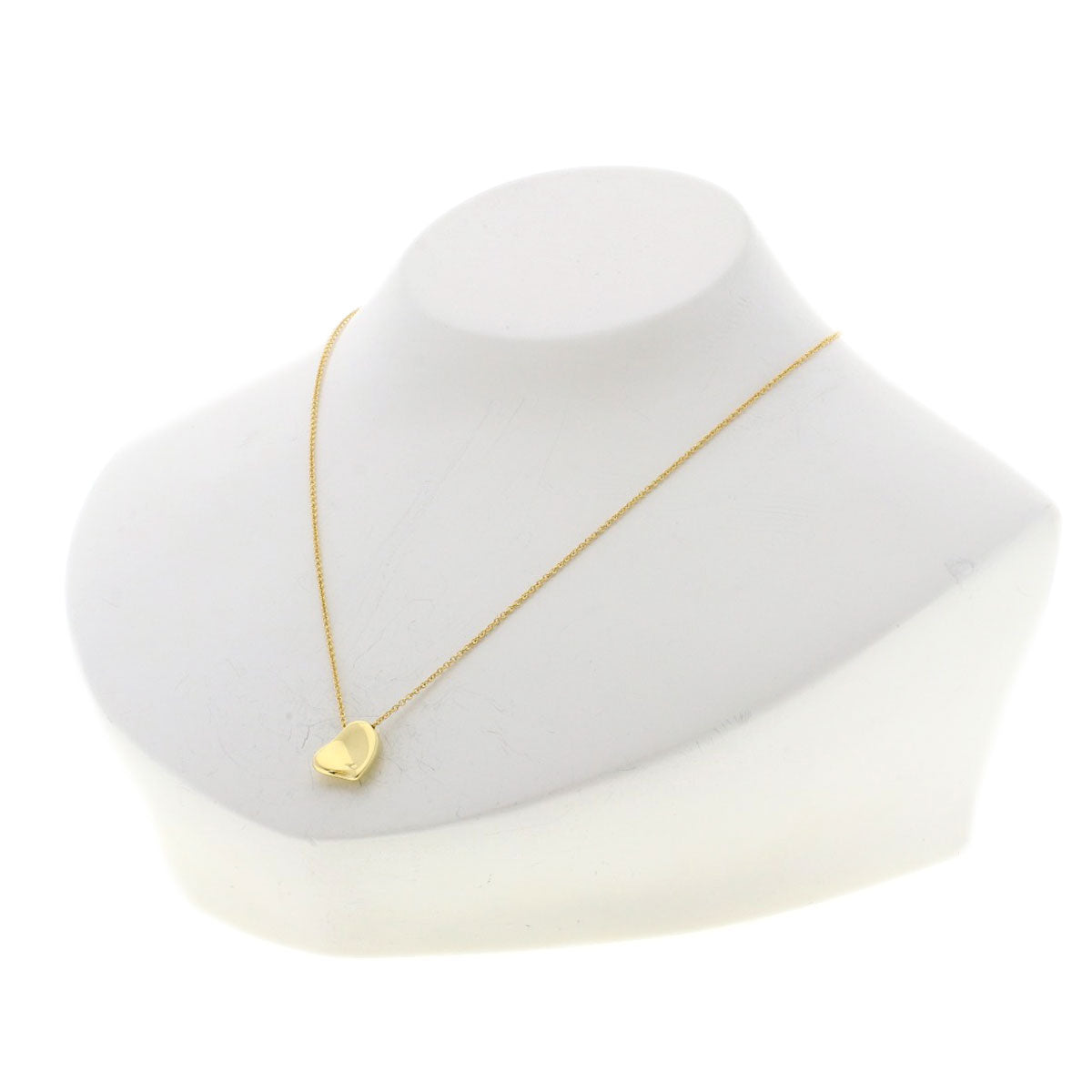 TIFFANY&Co. Full heart Necklace K18 Yellow Gold Ladies [Used]