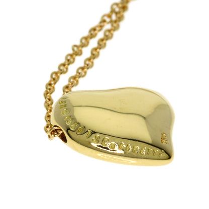 TIFFANY&Co. Full heart Necklace K18 Yellow Gold Ladies [Used]