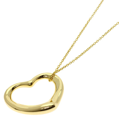 TIFFANY&Co. Open heart Necklace K18 Yellow Gold Ladies [Used]