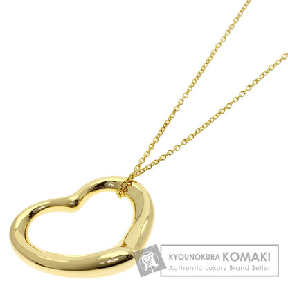 TIFFANY&Co. Open heart Necklace K18 Yellow Gold Ladies [Used]