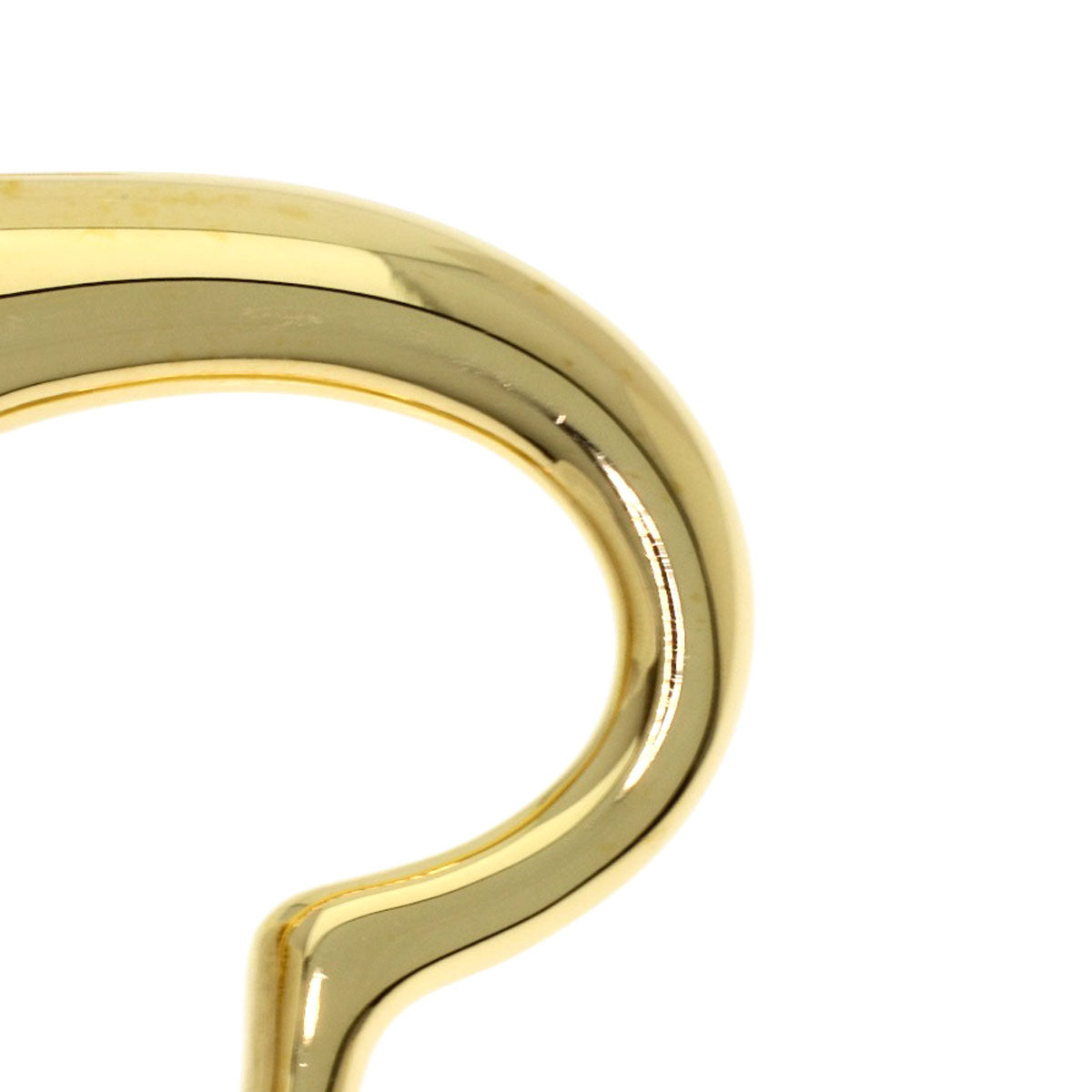 TIFFANY&Co. Open heart Necklace K18 Yellow Gold Ladies [Used]