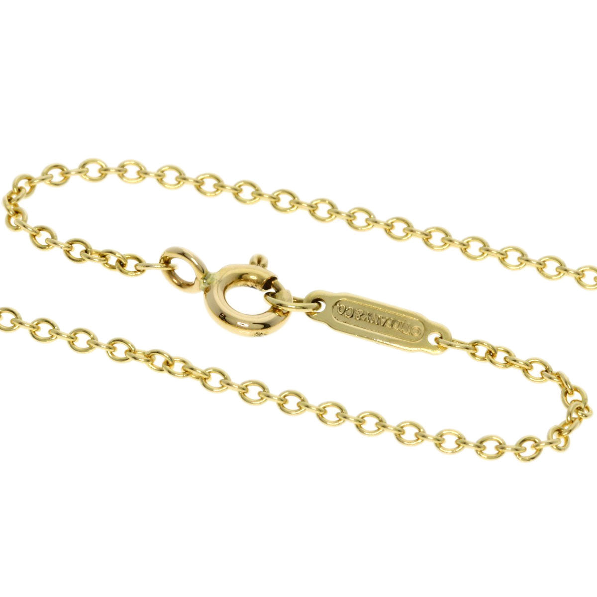 TIFFANY&Co. Chain 17.9" Necklace K18 Yellow Gold Ladies [Used]