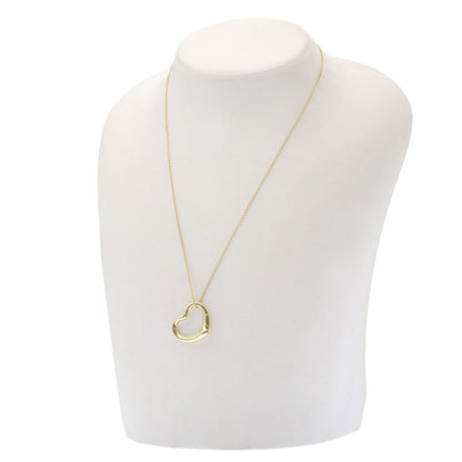 TIFFANY&Co. Open heart Necklace K18 Yellow Gold Ladies [Used]