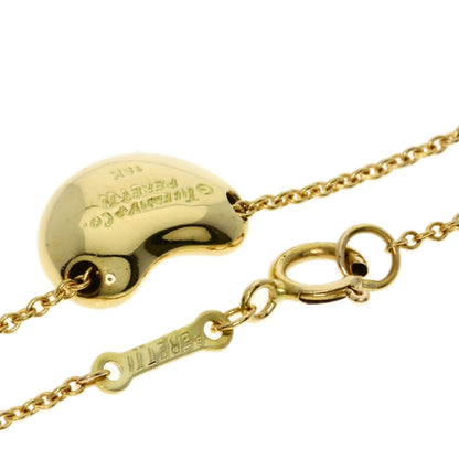 TIFFANY&Co. Bean Necklace K18 Yellow Gold Ladies [Used]