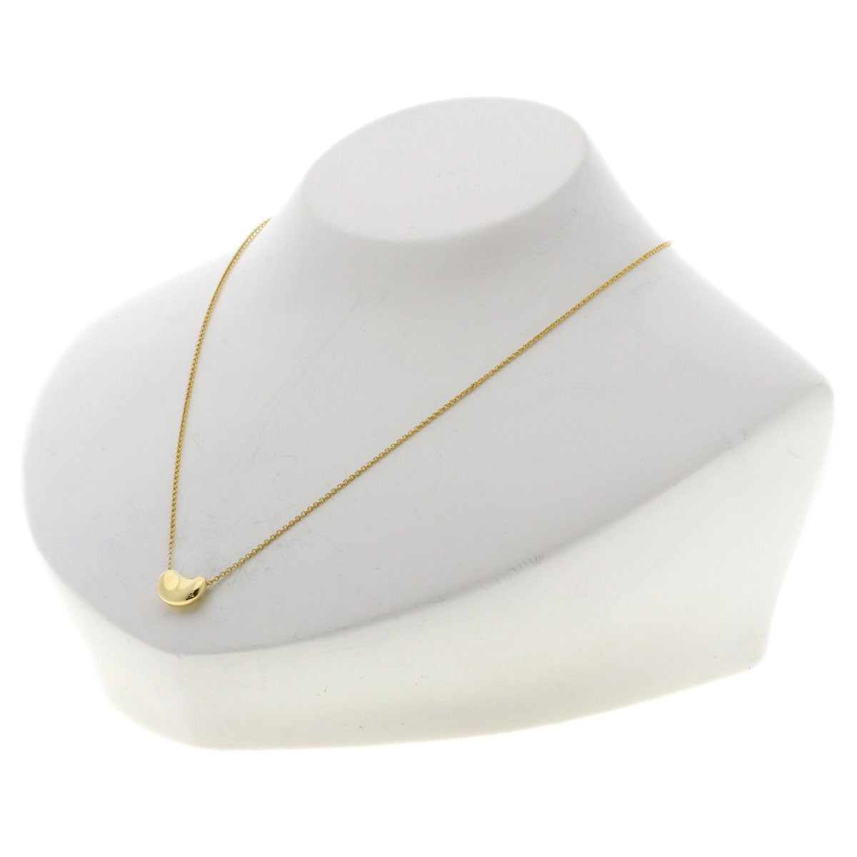 TIFFANY&Co. Bean Necklace K18 Yellow Gold Ladies [Used]