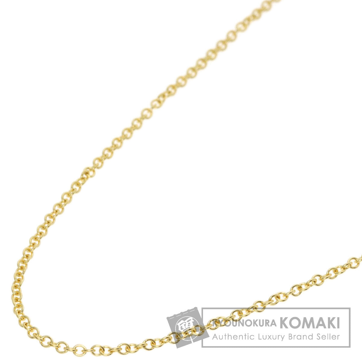 TIFFANY&Co. Chain 17.7" Necklace K18 Yellow Gold Ladies [Used]