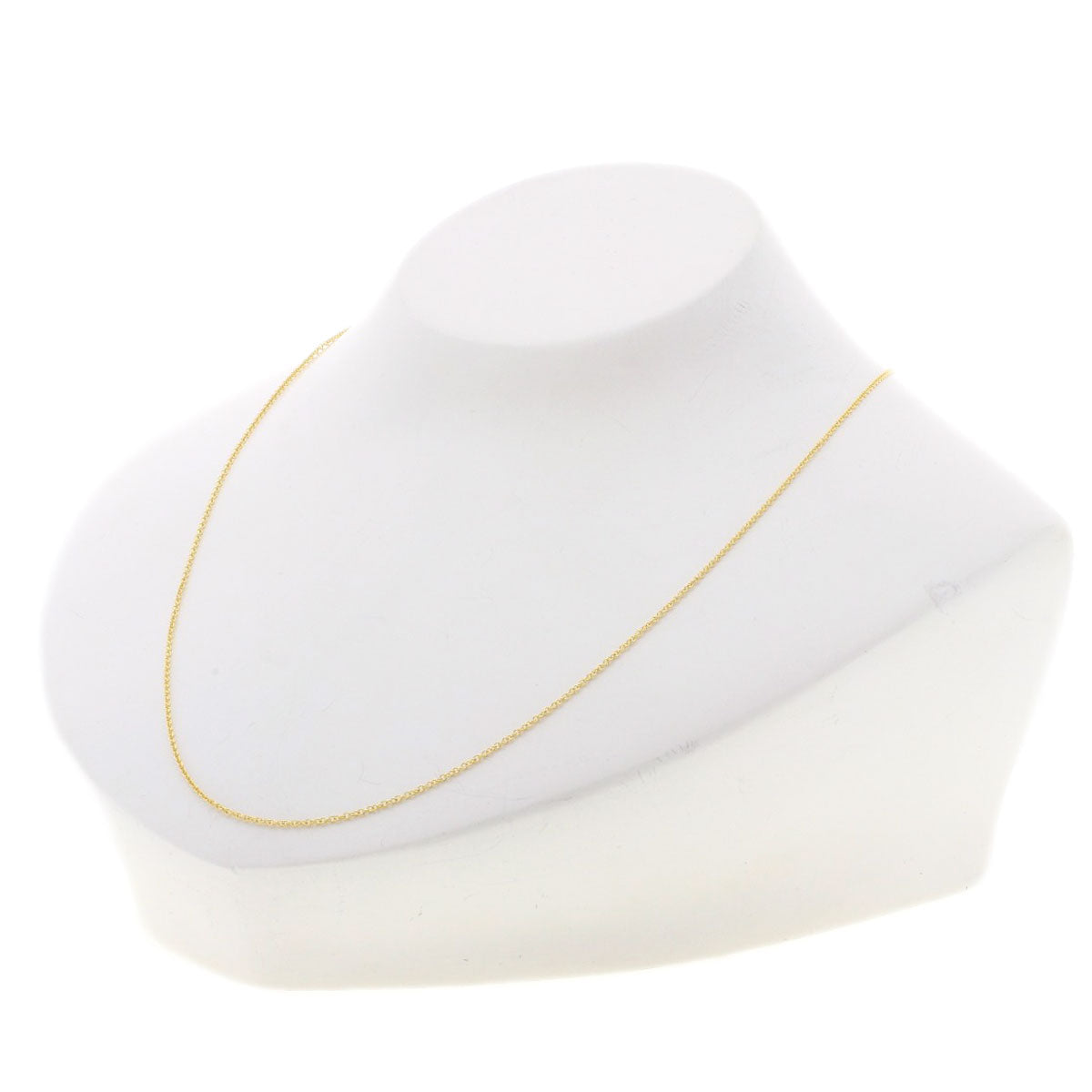 TIFFANY&Co. Chain 17.7" Necklace K18 Yellow Gold Ladies [Used]