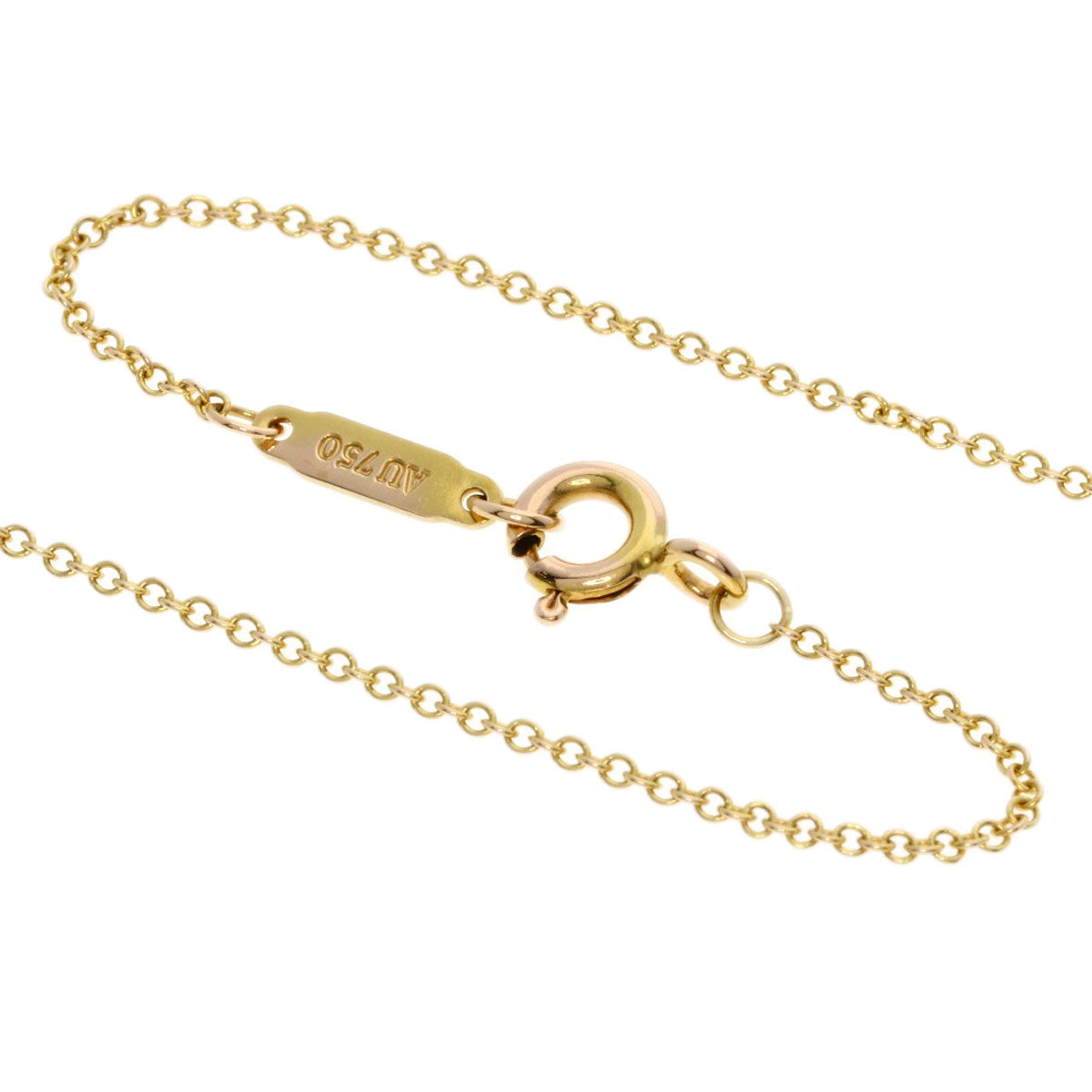 TIFFANY&Co. Chain 16.1" Necklace K18 Yellow Gold Ladies [Used]