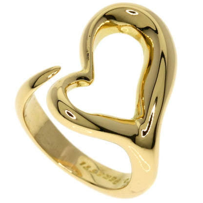 TIFFANY&Co. Open heart Ring K18 Yellow Gold Ladies [Used]