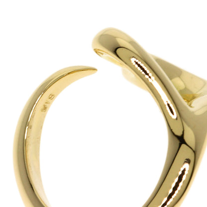 TIFFANY&Co. Open heart Ring K18 Yellow Gold Ladies [Used]