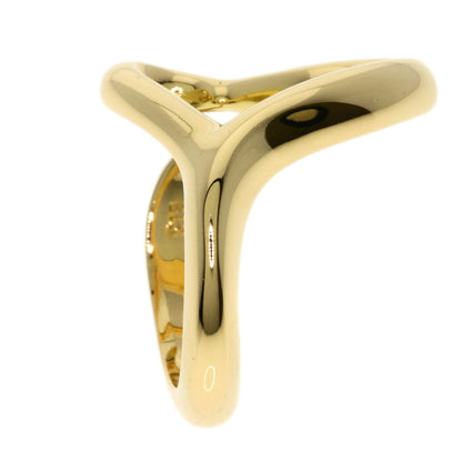 TIFFANY&Co. Open heart Ring K18 Yellow Gold Ladies [Used]