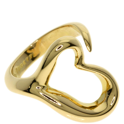 TIFFANY&Co. Open heart Ring K18 Yellow Gold Ladies [Used]