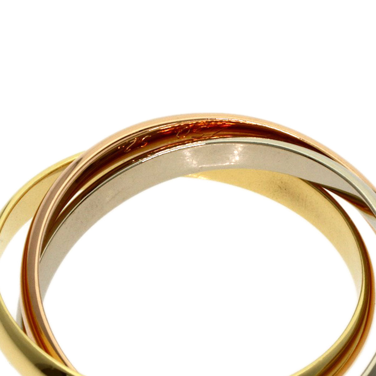 CARTIER Trinity SM #52 Ring K18 Yellow Gold K18 White GoldLadies [Used]