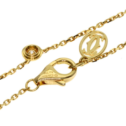 CARTIER Damour Mini Diamond Necklace K18 Yellow Gold Ladies [Used]