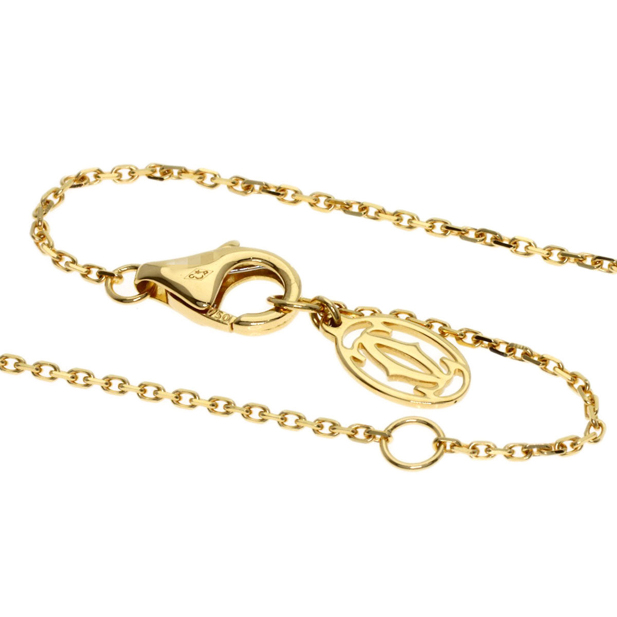 CARTIER Damour Mini Diamond Necklace K18 Yellow Gold Ladies [Used]