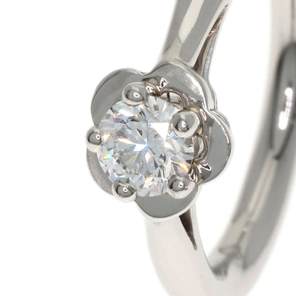 CHANEL Camellia Diamond #46 Ring Platinum PT950 Ladies [Used]