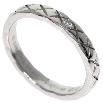 CHANEL Coco Crush Small 1P Diamond #46 Ring Platinum PT950 Ladies [Used]
