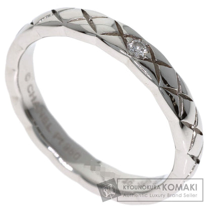 CHANEL Coco Crush Small 1P Diamond #46 Ring Platinum PT950 Ladies [Used]