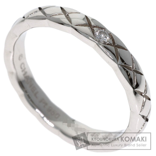 CHANEL Coco Crush Small 1P Diamond #46 Ring Platinum PT950 Ladies [Used]