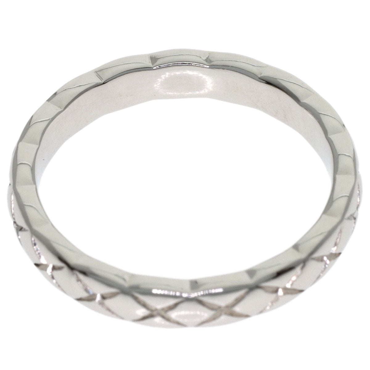 CHANEL Coco Crush Small 1P Diamond #46 Ring Platinum PT950 Ladies [Used]