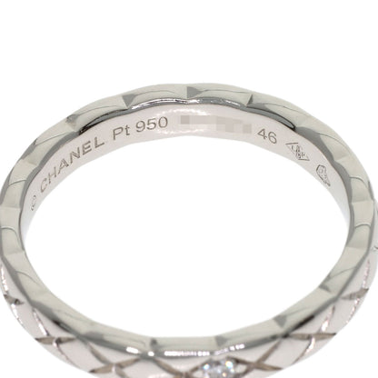 CHANEL Coco Crush Small 1P Diamond #46 Ring Platinum PT950 Ladies [Used]
