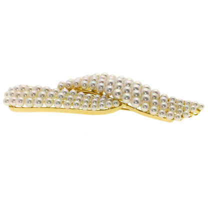 0.13ct Baby Pearl Pearl Diamond Brooch K18 Yellow Gold 17.8g　Ladies