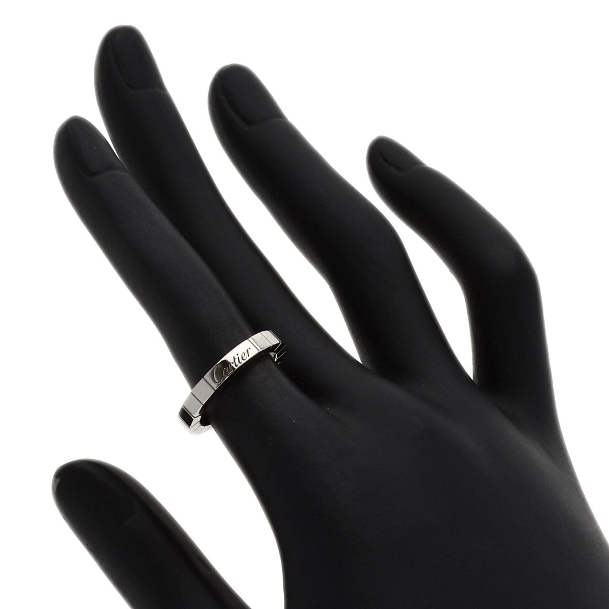 CARTIER Laniere # 49 Ring Platinum PT950 Ladies [Used]