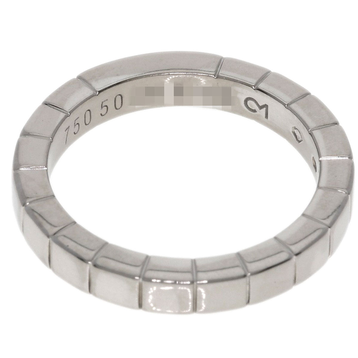 CARTIER Lanier # 50 Ring K18 White Gold Ladies [Used]