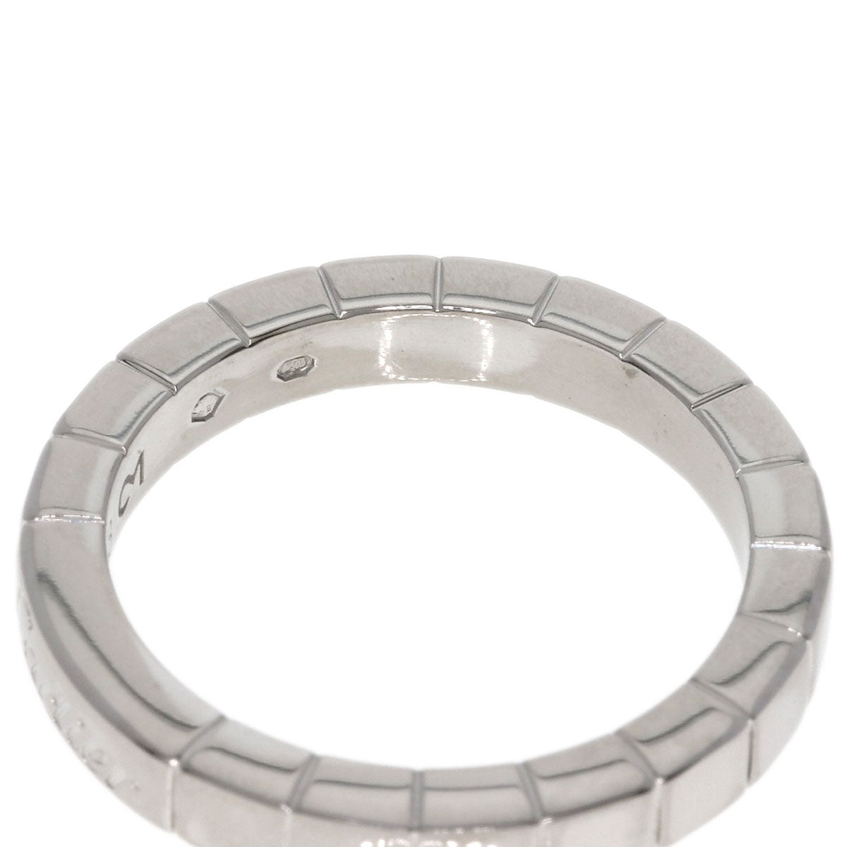 CARTIER Lanier # 50 Ring K18 White Gold Ladies [Used]