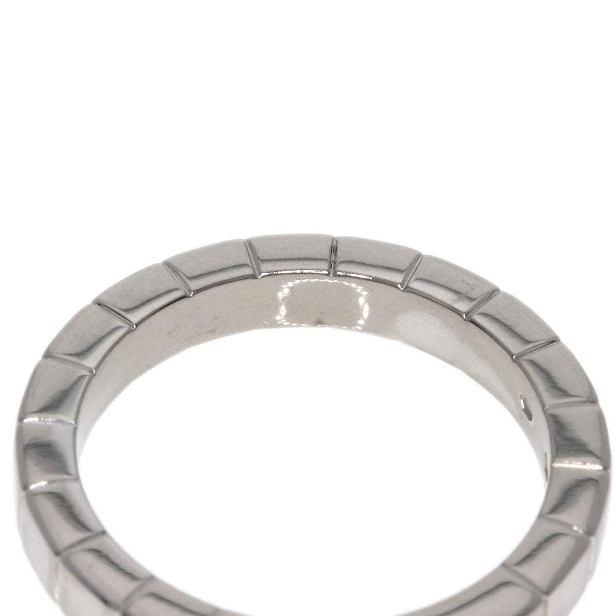 CARTIER Lanier # 50 Ring K18 White Gold Ladies [Used]