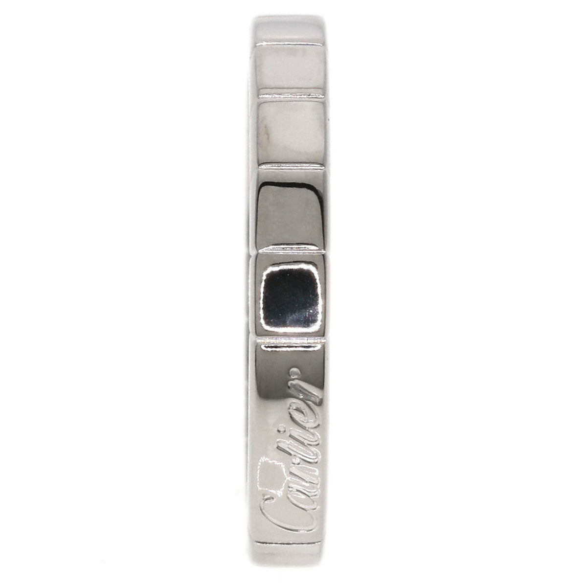 CARTIER Lanier # 50 Ring K18 White Gold Ladies [Used]