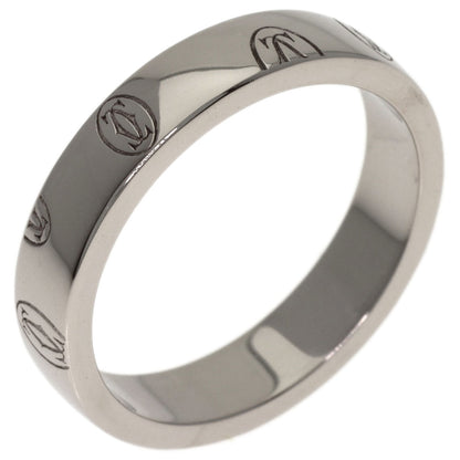 CARTIER Happy birthday # 52 Ring K18 White Gold Ladies [Used]