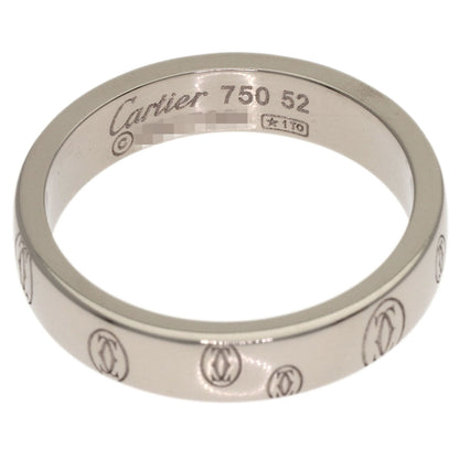 CARTIER Happy birthday # 52 Ring K18 White Gold Ladies [Used]