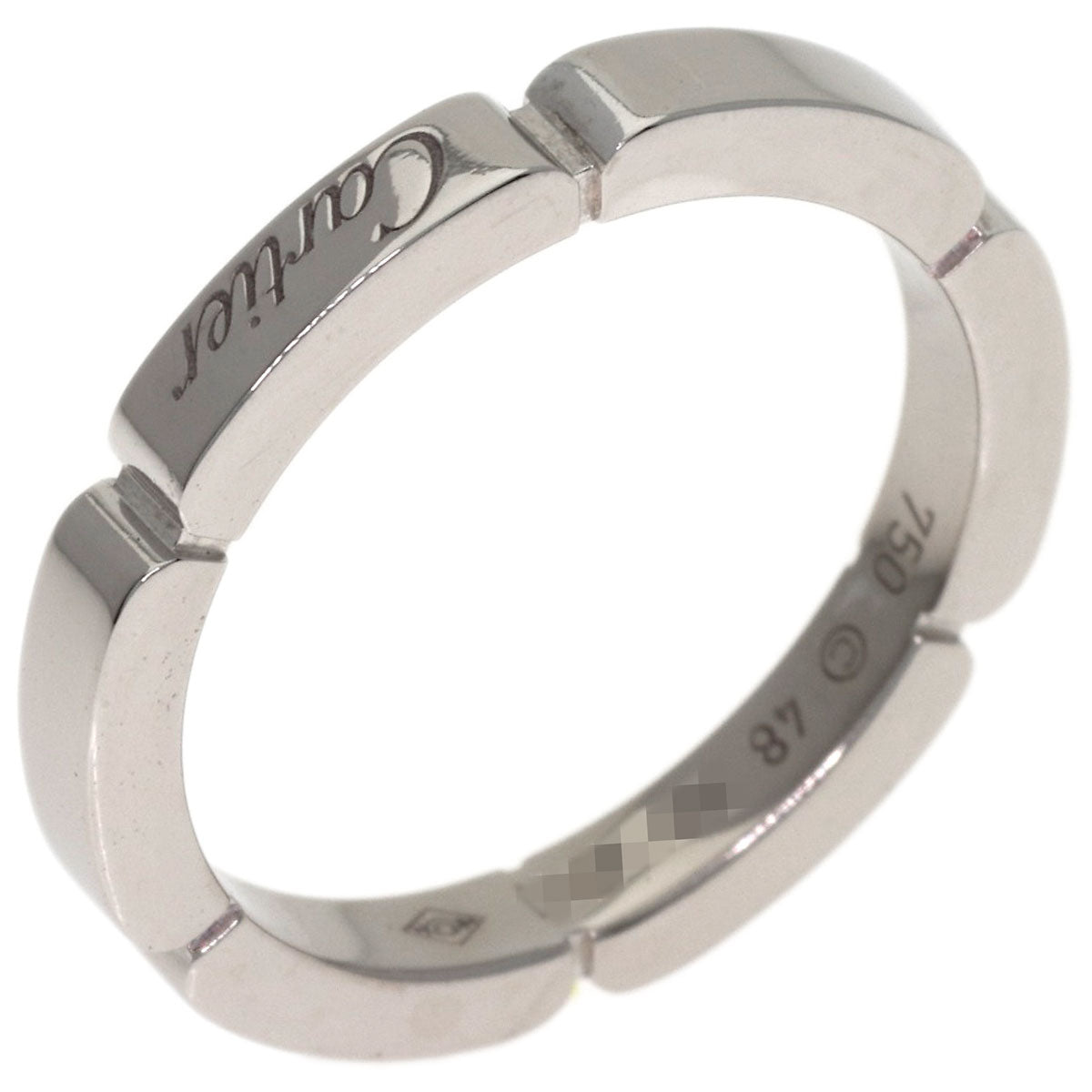 CARTIER Maillon PANTHERE #48 Ring K18 White Gold Ladies [Used]