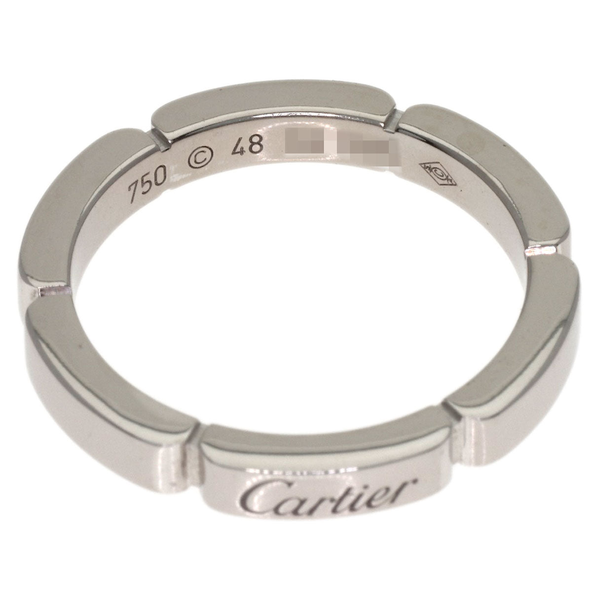 CARTIER Maillon PANTHERE #48 Ring K18 White Gold Ladies [Used]