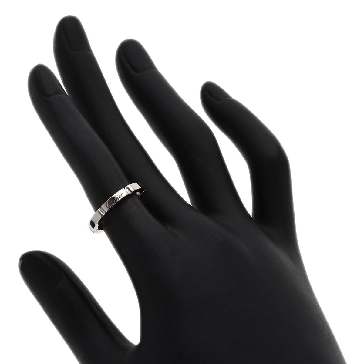 CARTIER Maillon PANTHERE #48 Ring K18 White Gold Ladies [Used]