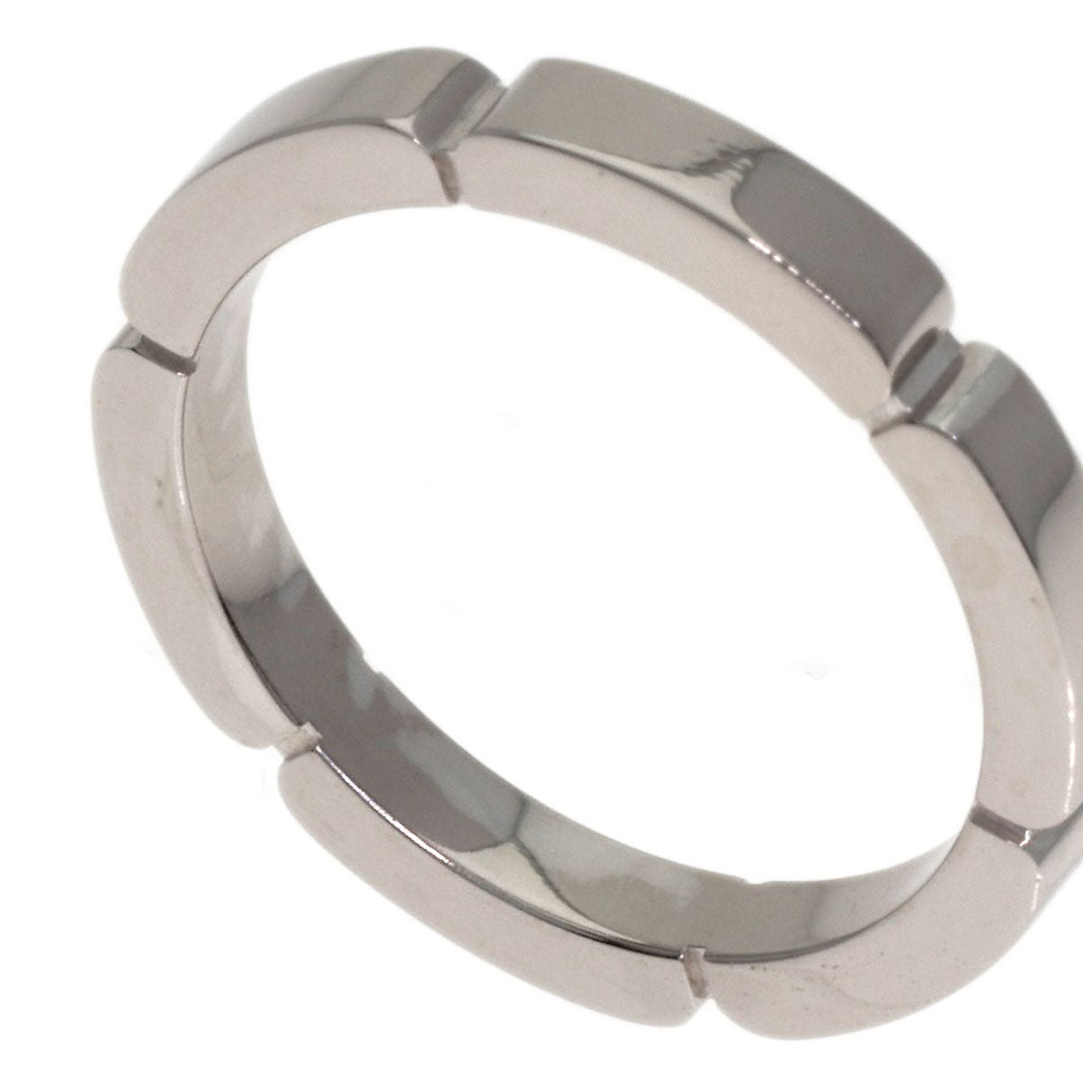CARTIER Maillon PANTHERE #48 Ring K18 White Gold Ladies [Used]