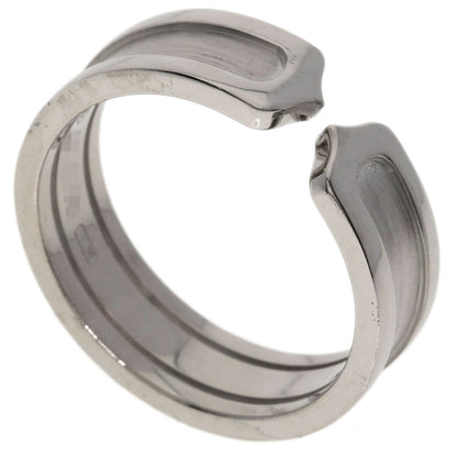 CARTIER C2 Ring #60 Ring K18 White Gold Ladies [Used]