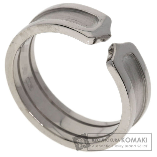 CARTIER C2 Ring #60 Ring K18 White Gold Ladies [Used]