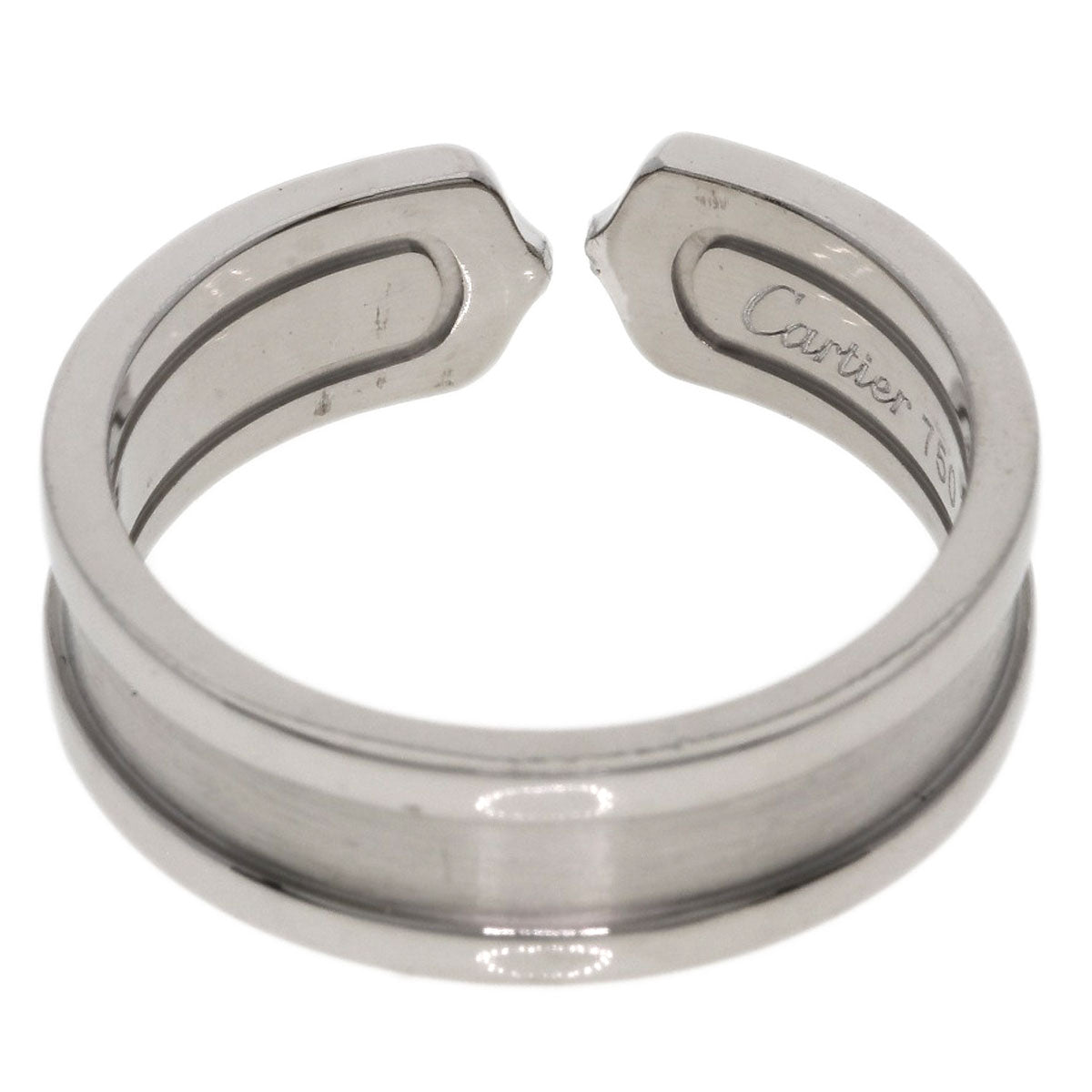 CARTIER C2 Ring #60 Ring K18 White Gold Ladies [Used]