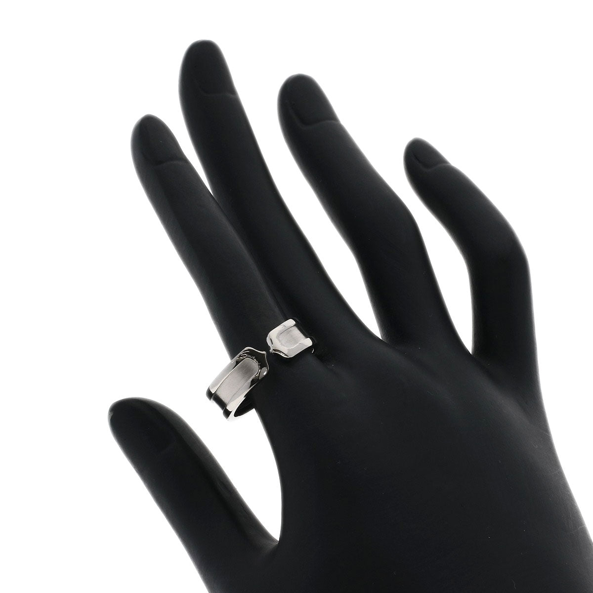 CARTIER C2 Ring #60 Ring K18 White Gold Ladies [Used]