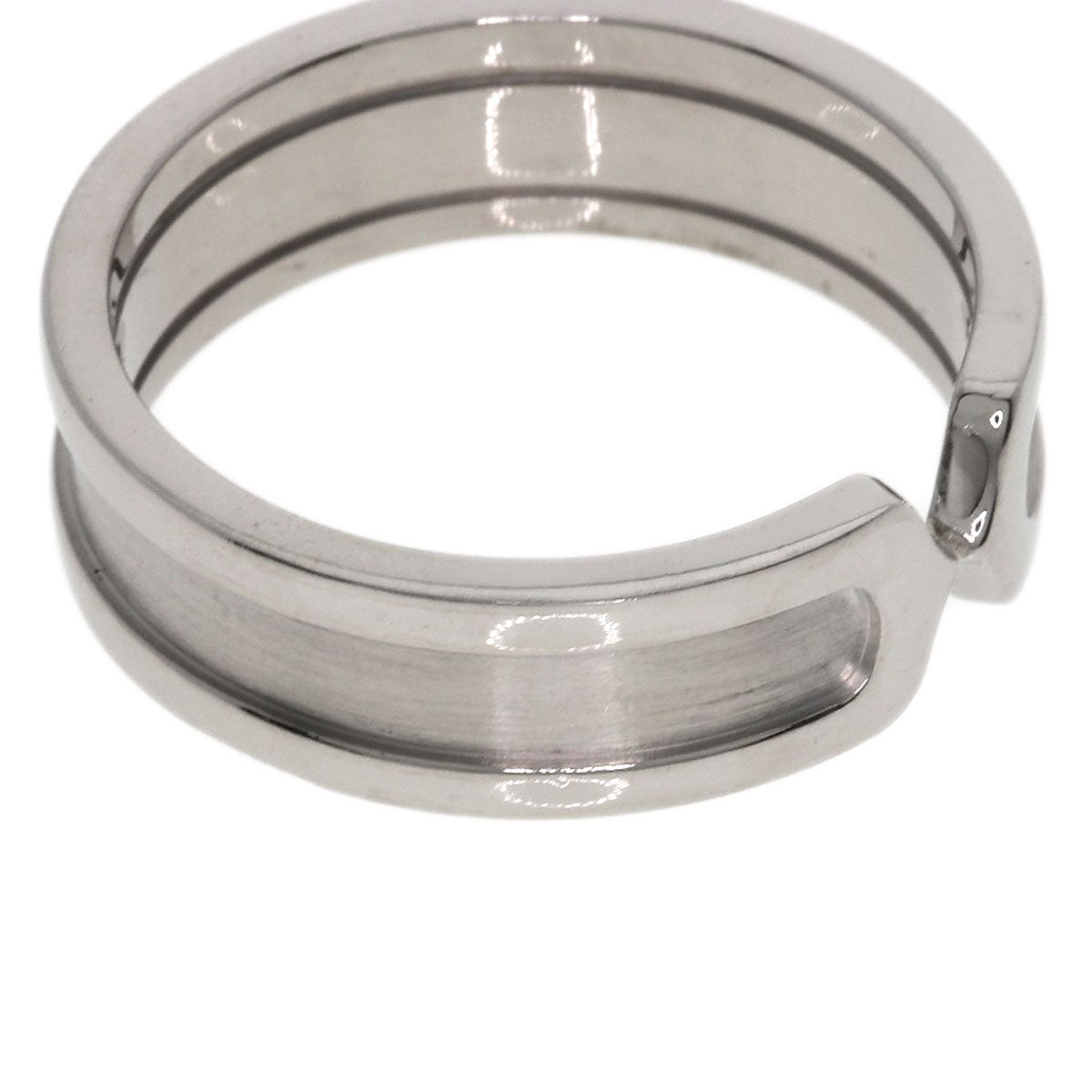 CARTIER C2 Ring #60 Ring K18 White Gold Ladies [Used]