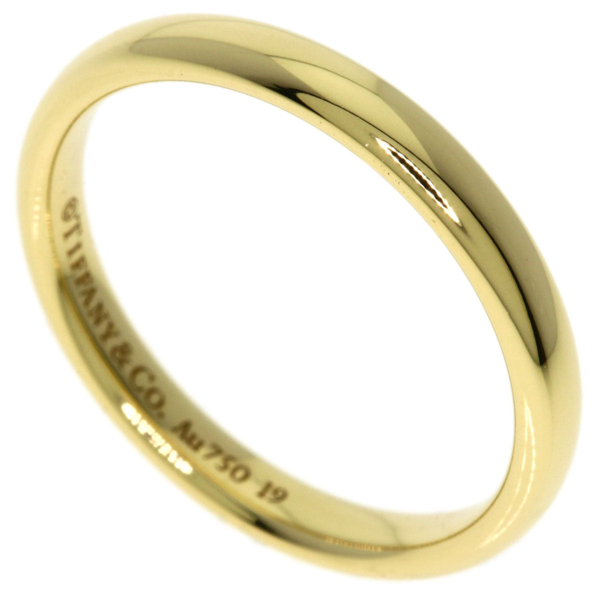 TIFFANY&Co. wedding Ring K18 Yellow Gold Ladies [Used]