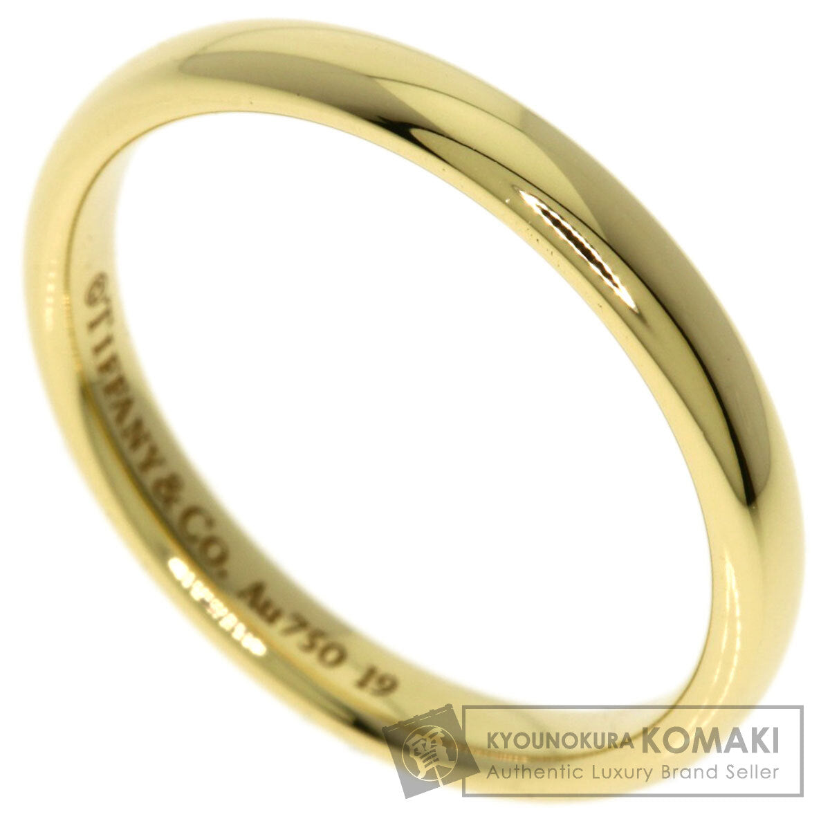 TIFFANY&Co. wedding Ring K18 Yellow Gold Ladies [Used]