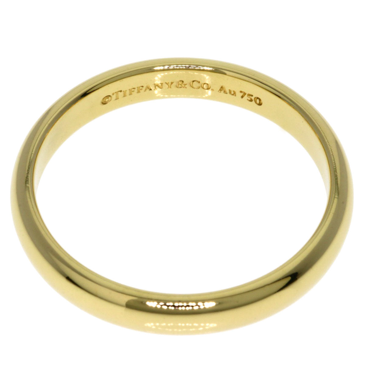 TIFFANY&Co. wedding Ring K18 Yellow Gold Ladies [Used]
