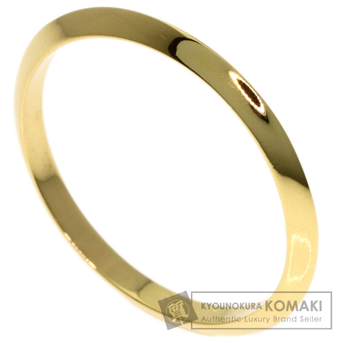 TIFFANY&Co. Knife edge Ring K18 Yellow Gold Ladies [Used]