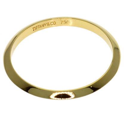 TIFFANY&Co. Knife edge Ring K18 Yellow Gold Ladies [Used]